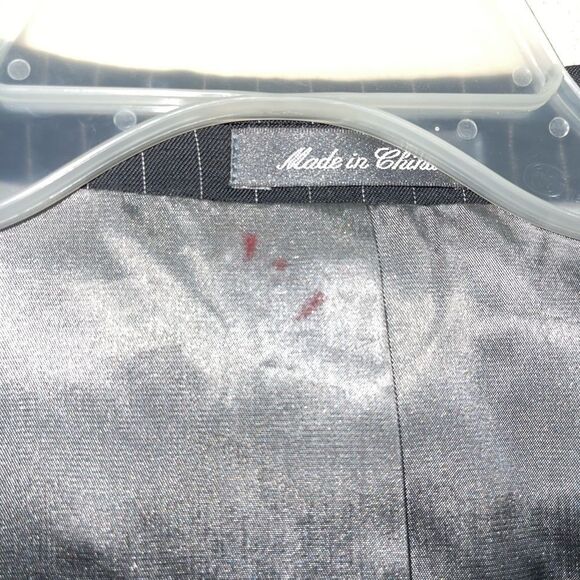 Oscar De La Renta 48 R Mens Pinstripe Soft Sport Coat Jacket 100.% Wool. - Picture 10 of 13